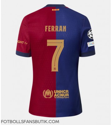 Barcelona Ferran Torres #7 Replika Hemmatröja 2024-25 Kortärmad